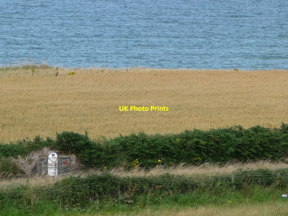 Photo 6"x4" Cast iron milestone on the A4 near Glen Beg Ballacarnane Beg c2016