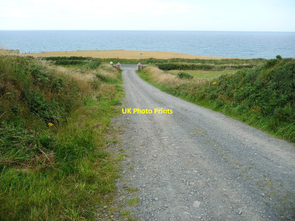 Photo 6"x4" Public footpath heading north-west to the A4 Ballacarnane Beg c2016