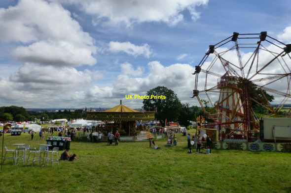 Photo 6"x4" The vintage fair area at the Balloon Fiesta Bower Ashton c2016
