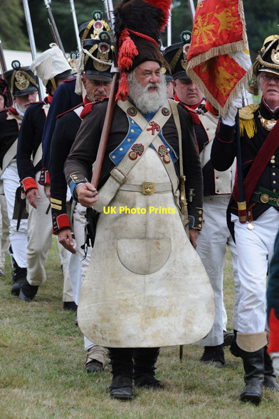 Photo 6"x4" Napoleonic re-enactors, Spetchley Park #1 Spetchley c2016