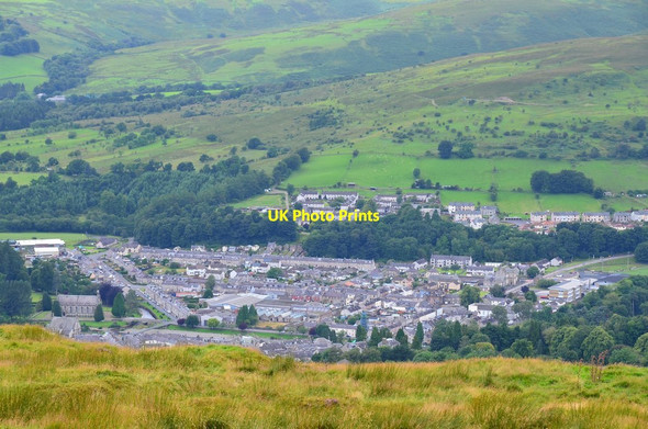 Photo 6"x4" Langholm from Whita Hill summit Langholm\/NY3684 c2016