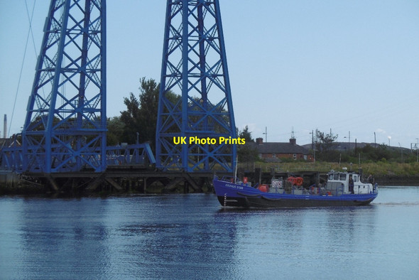 Photo 6"x4" Erimus Star beneath the Transporter Bridge Port Clarence c2016
