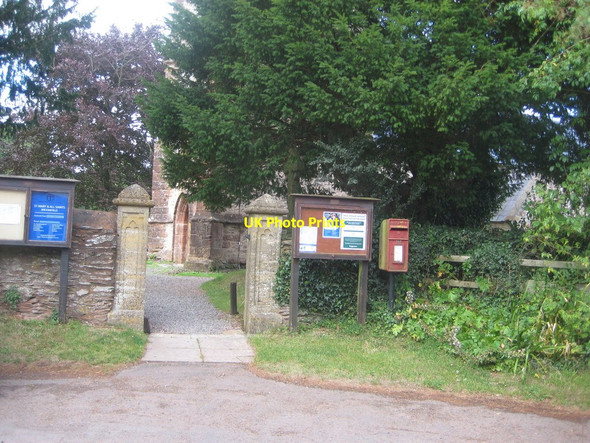 Photo 6"x4" Church gate Broomfield\/ST2232 c2016