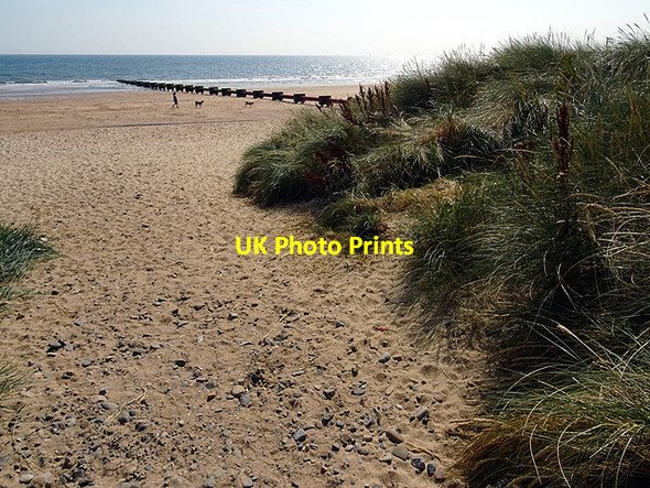Photo 6"x4" Outfall across South Beach, Blyth Blyth\/NZ3081 c2016