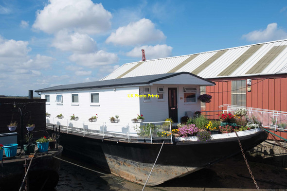 Photo 6"x4" Houseboat, Burnham-on-Crouch Burnham-On-Crouch c2016