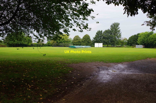 Photo 6"x4" Cricket ground at the Alf Tolley Memorial Ground, Upper Wick Lane, Upper Wick, Rushwick, Worcs Upper Wick\/SO8253 c2016