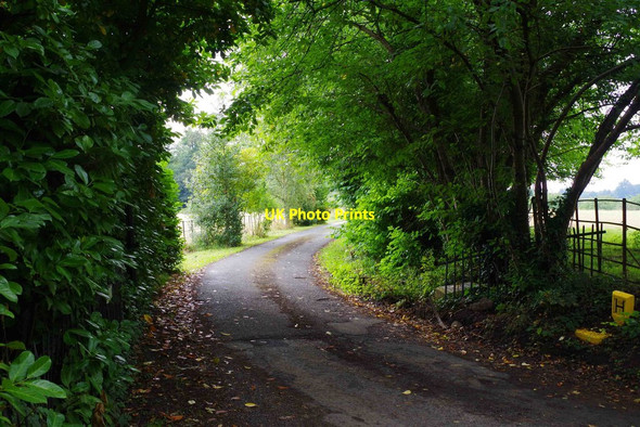 Photo 6"x4" Private drive off Upper Wick Lane, Upper Wick, Rushwick, Worcs Upper Wick\/SO8253 c2016