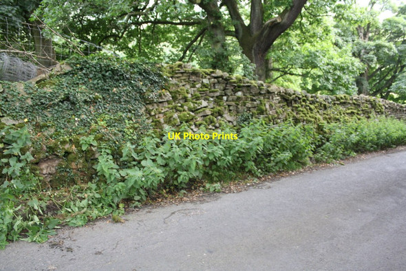 Photo 6"x4" Dry stone wall beside minor road approaching Isles Crackpot c2016