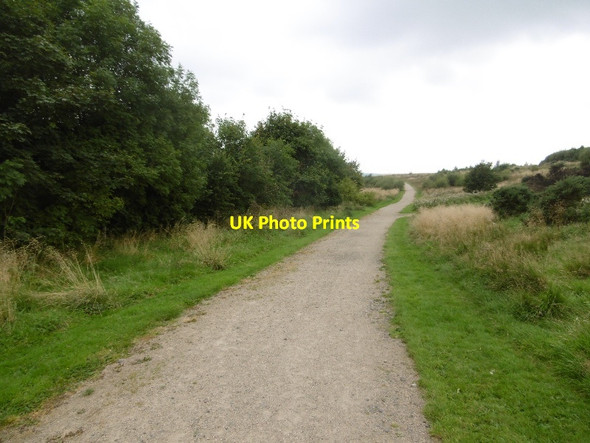 Photo 6"x4" Path beside Parkmanor Avenue Barrhead c2016