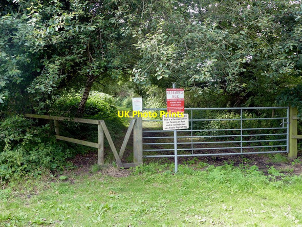 Photo 6"x4" Access to the Old Railway Walk, Osgodby Osgodby\/SE6433 c2016
