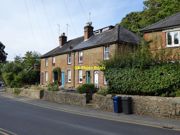 Photo 6"x4" Houses in the Brighton Road, Crownpits, Godalming Godalming c2016