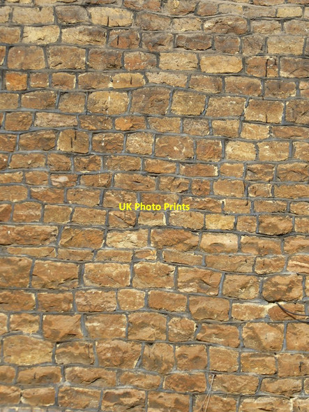 Photo 6"x4" Stone-built house-wall, Brighton Road, Crownpits, Godalming Godalming c2016