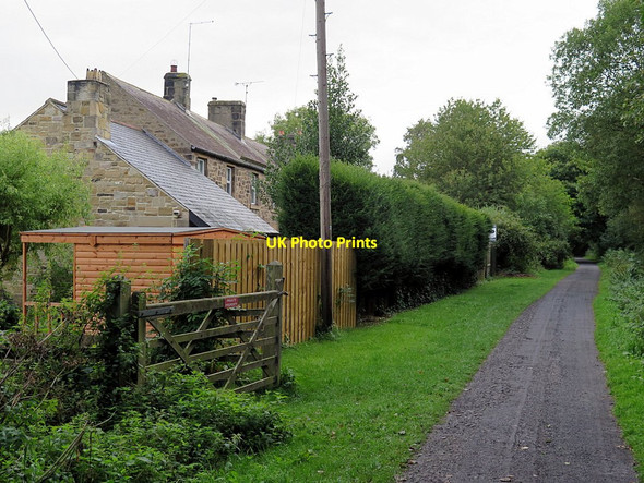 Photo 6"x4" Wylam Waggonway at Street Houses Houghton\/NZ1266 c2016