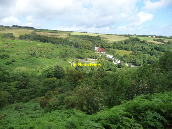 Photo 6"x4" Laxey Glen from the Snaefell Mountain Railway [1] Agneash c2016