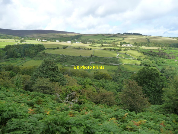 Photo 6"x4" Laxey Glen from the Snaefell Mountain Railway [3] Agneash c2016