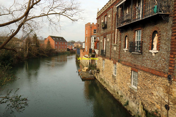 Photo 6"x4" The River Thames by Folly Bridge House Oxford\/SP5106 c2016