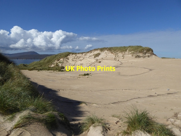 Photo 6"x4" Sand cliff on An Fharaid Balnakeil c2016
