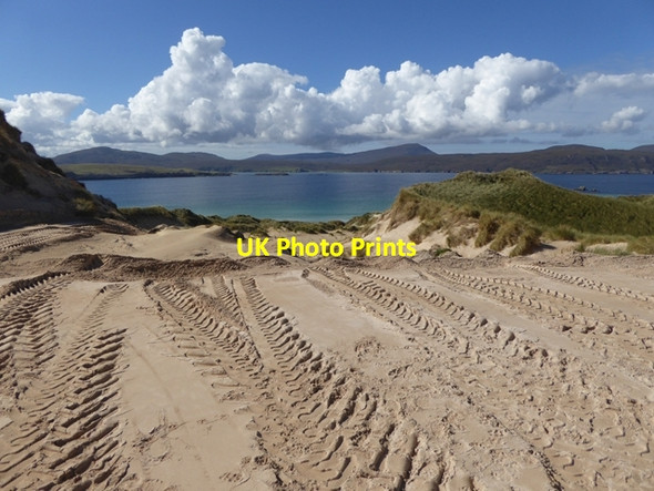 Photo 6"x4" Vehicle tracks on An Fharaid Balnakeil c2016