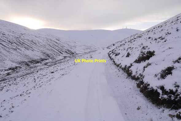 Photo 6"x4" Road to Lowthers Leadhills c2016