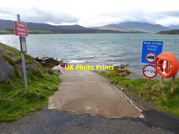 Photo 6"x4" Slipway at Keoldale Balnakeil Craft Village c2016