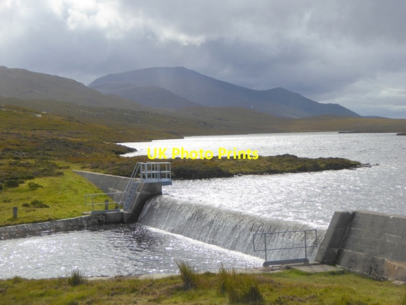 Photo 6"x4" Dam on Loch Meadaidh Durness c2016 P1