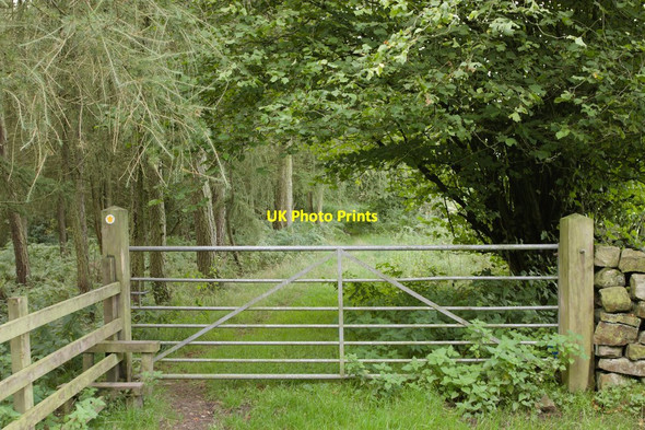 Photo 6"x4" Gate and Stile on the path above Beaver Dyke Reservoir Brown Bank\/SE2153 c2016