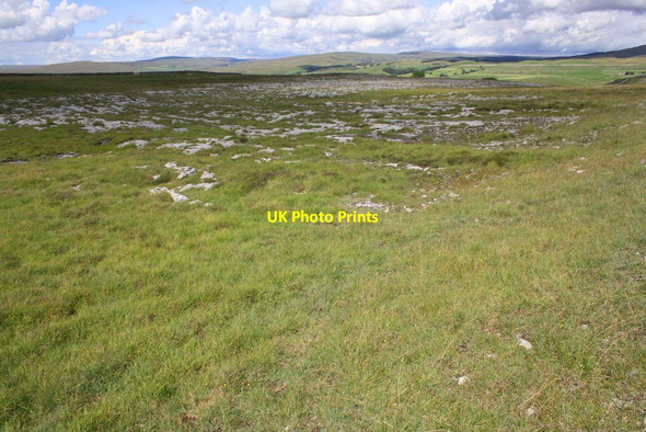 Photo 6"x4" Limestone pavement in Ingleborough National Nature Reserve New Houses\/SD8073 c2016