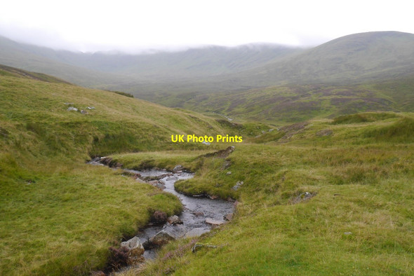 Photo 6"x4" Burn, Lairig an Lochain Creag an Lochain\/NN5840 c2016