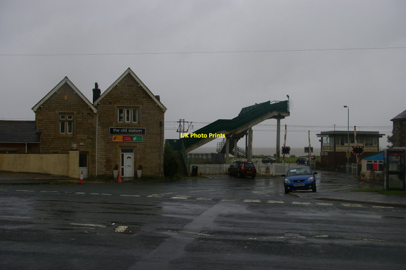 Photo 6"x4" Hest Bank: the old station and the level crossing Hest Bank c2016