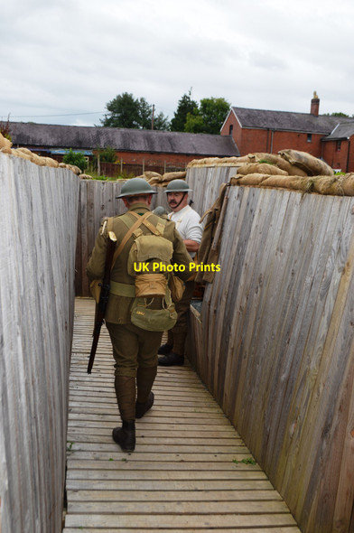 Photo 6"x4" In the trenches at Park Hall Oswestry\/Croeswallt c2016
