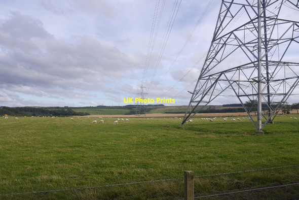 Photo 6"x4" Pylon near Saughland Fala\/NT4361 c2016