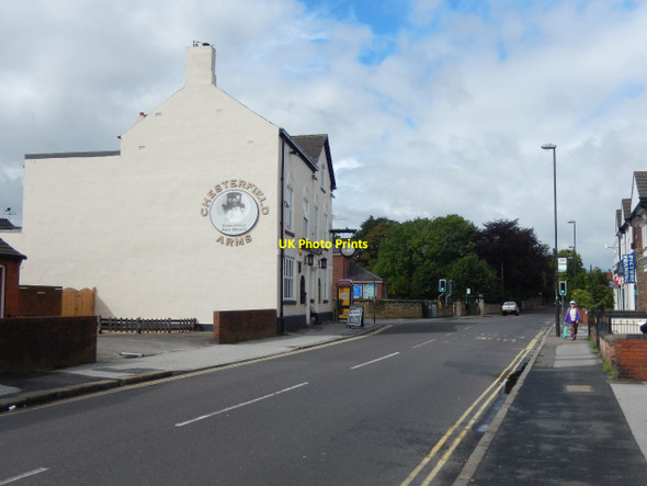 Photo 6"x4" Chesterfield Arms, Chesterfield Chesterfield\/SK3871 c2016