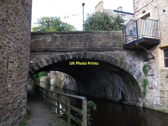 Photo 6"x4" Mill Bridge, Skipton: downstream side Skipton c2016
