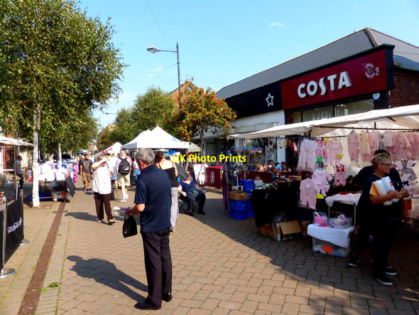 Photo 6"x4" Street market, Crosby Village Crosby\/SJ3198 c2016
