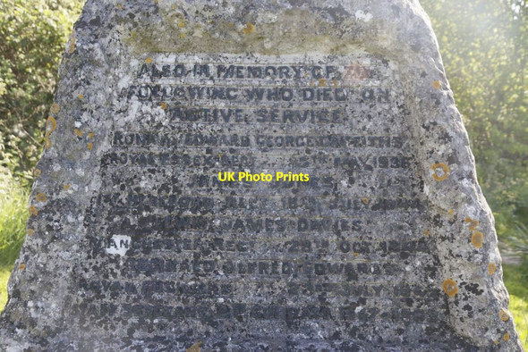 Photo 6"x4" Names on the Memorial Harpton c2016