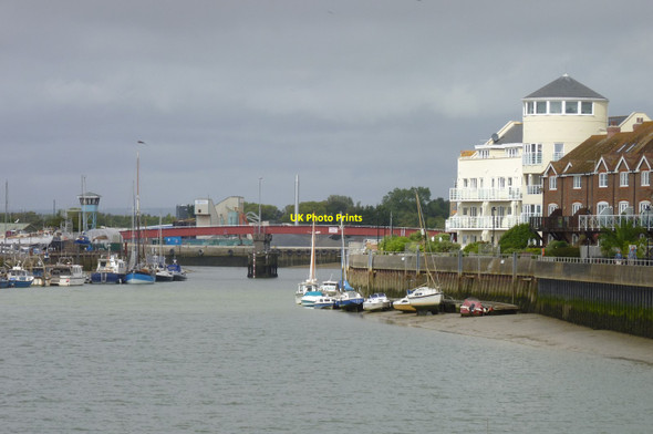 Photo 6"x4" Bridge at Rope Walk over the River Arun, Littlehampton Littlehampton c2016