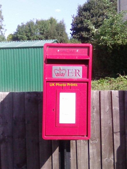 Photo 6"x4" UK Post Box Heanor c2016