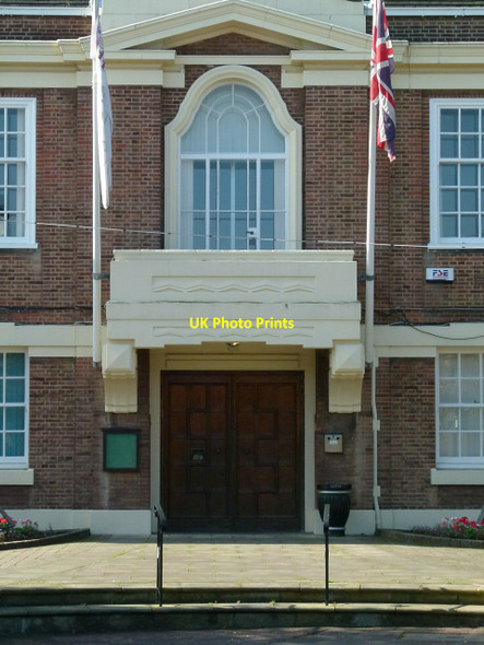 Photo 6"x4" Beeston Town Hall, main entrance Beeston\/SK5236 c2016