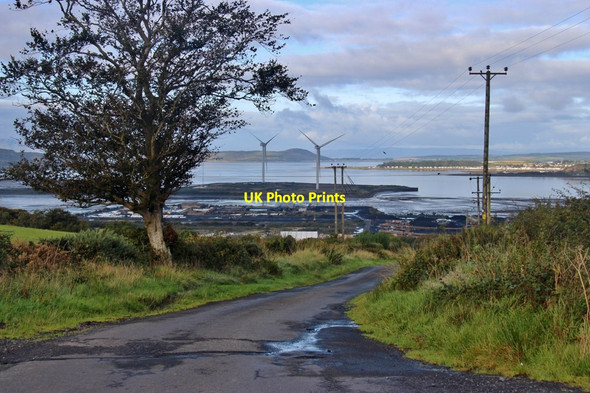 Photo 6"x4" Road down Castle Hill Fairlie c2016