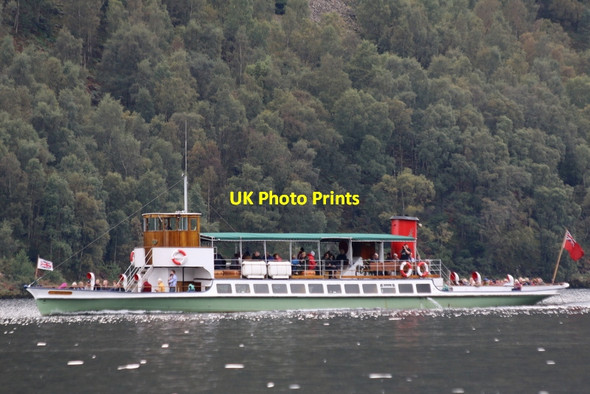 Photo 6"x4" The Ullswater Ferry ploughs westwards Dockray\/NY3921 c2016