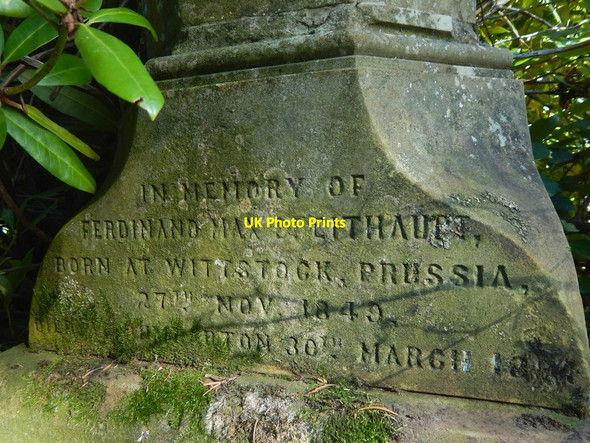 Photo 6"x4" Breithaupt Memorial detail Dumbarton c2016