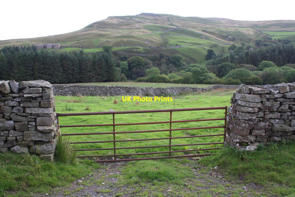Photo 6"x4" Gateway at Oxnop Side south of Rash Gill Ivelet c2016