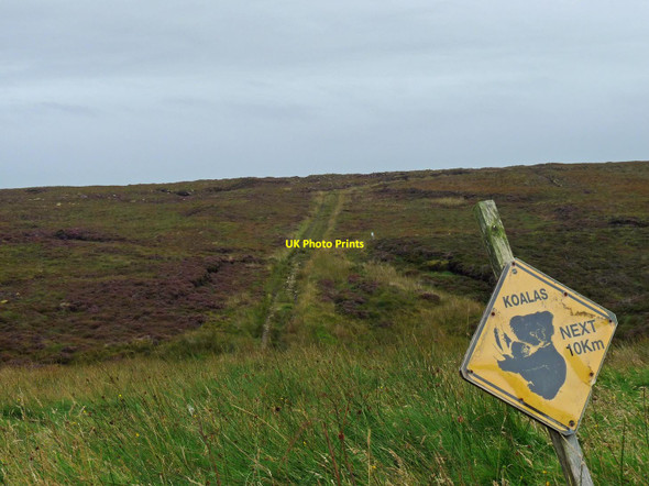 Photo 6"x4" Moorland track, Cuidhsiadar, Isle of Lewis Sgiogarstaigh c2016