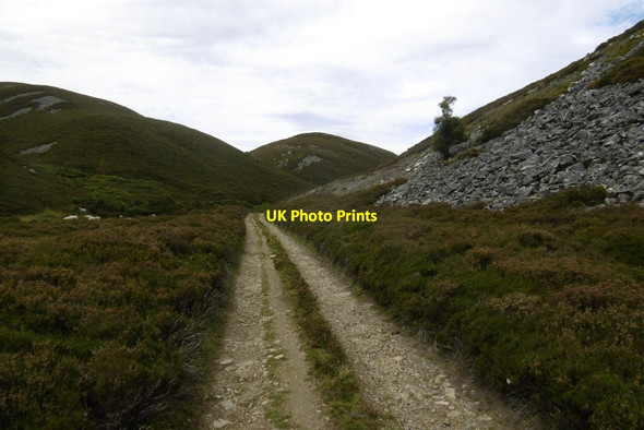 Photo 6"x4" Creag Aighean screes Ernan Water c2016