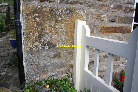 Photo 6"x4" Benchmark on Trough House Blades\/SD9898 c2016