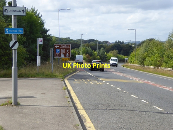 Photo 6"x4" Eastern end of the Prudhoe Bypass Prudhoe c2016