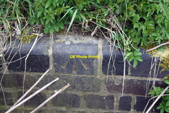 Photo 6"x4" Benchmark on culvert beside A6003 Oakham\/SK8509 c2016