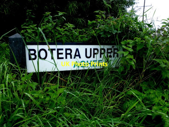 Photo 6"x4" Sign for Botera Upper Road Omagh c2016