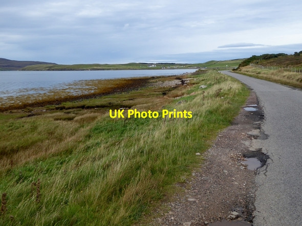 Photo 6"x4" A838 beside the Kyle of Durness Balnakeil Craft Village c2016