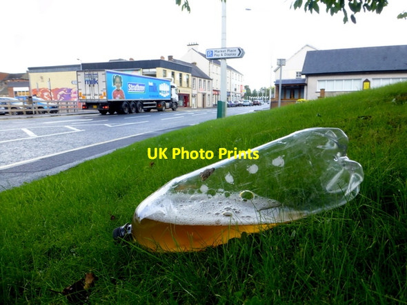 Photo 6"x4" Discarded bottle, Omagh Omagh c2016